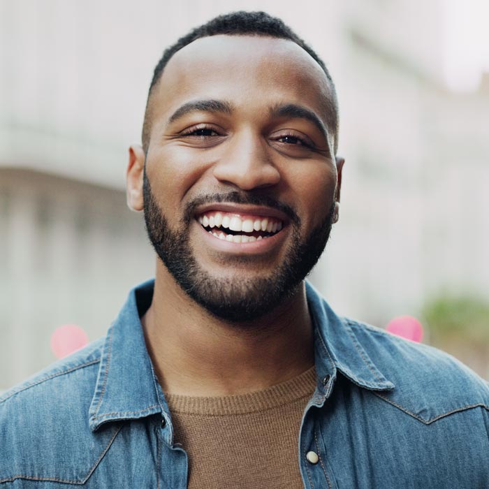 smiling young man