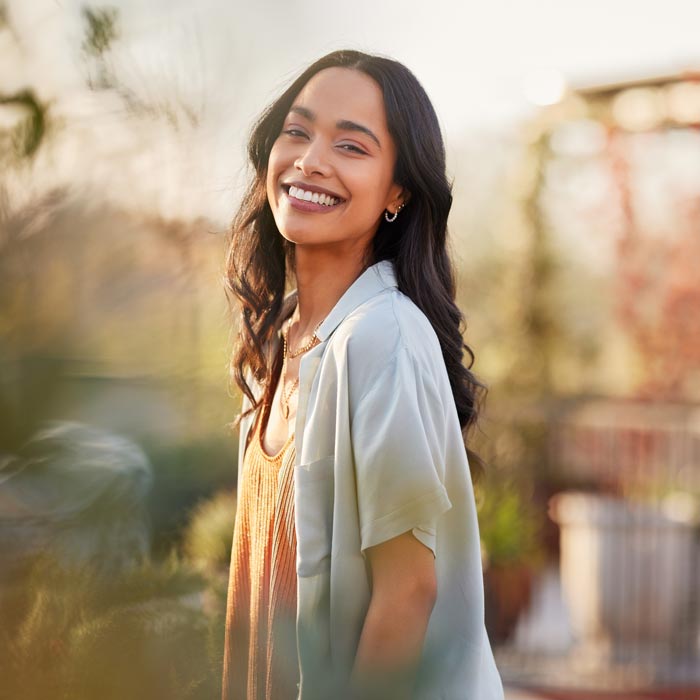 smiling young woman